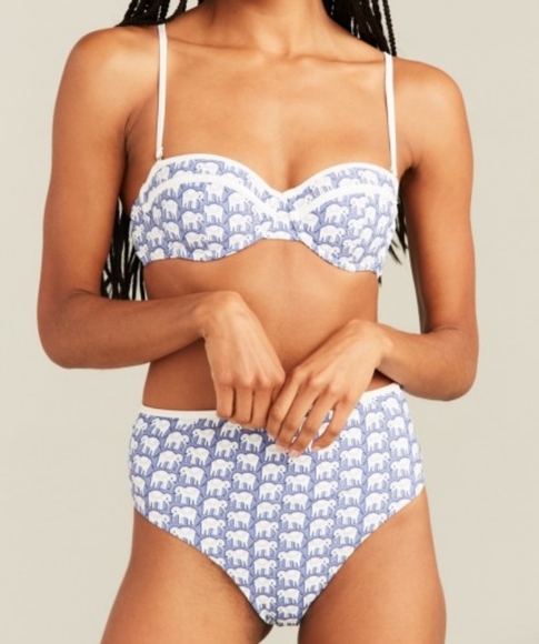 Roller Rabbit High-waisted Hathi bottoms & bandeau top - Picture 4 of 7